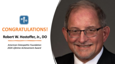 Robert W. Hostoffer DO - AOF Lifetime Achievement Award